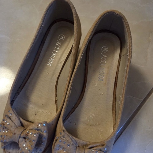 Alta Moda platform shoes like new, beige, size 38