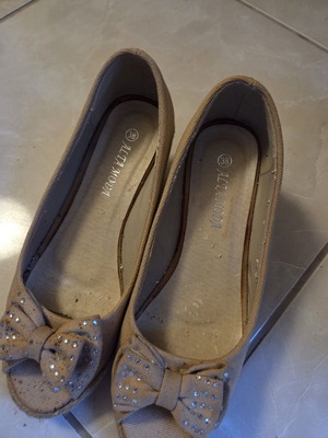 Alta Moda platform shoes like new, beige, size 38