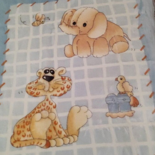 Baby crib blankets like new, set of 2 pieces