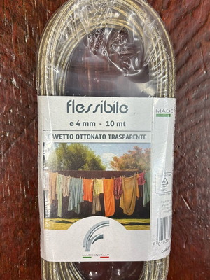 Clothesline wire 4mm 10 meters new