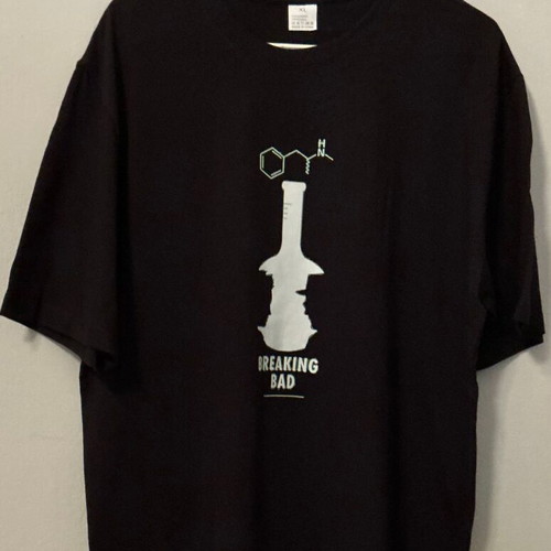 T Shirt Breaking Bad TV series XL new, black, 100% cotton