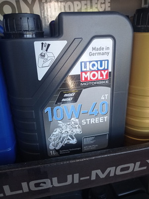 Liquimoly Street 10W40 4T 1ltr oil new for motorcycles