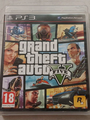 GTA 5 (V) for PS3 used, PAL CIB without map