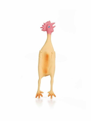 Flamingo dog toy chicken latex new 49cm