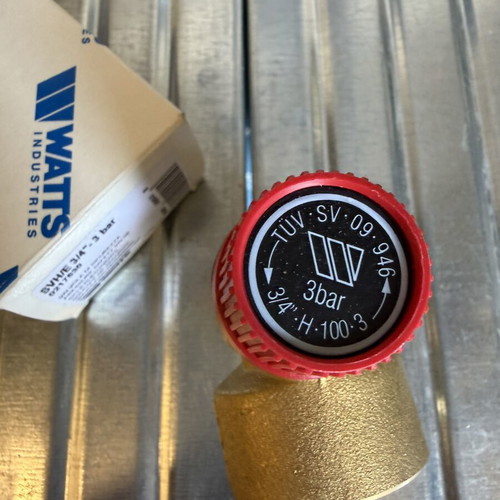 WATTS safety valve 3 bar 3/4 inch