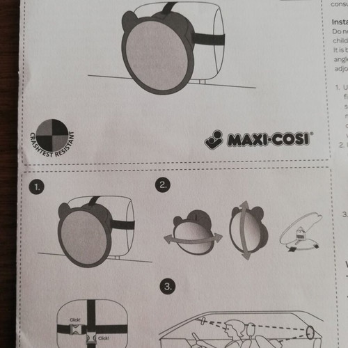 Maxi Cosi back seat car mirror used