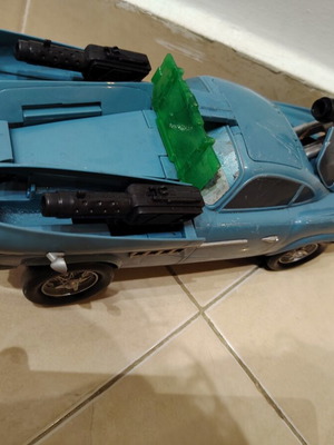 Fin McMissile toy car from Disney Pixar Cars used, transforms with weapons