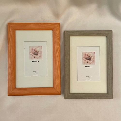 Wooden POZA photo frames new 10x15cm, set of 2