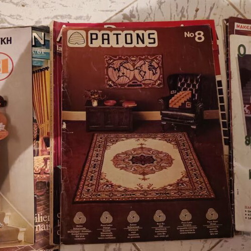 Embroidery and art magazines used, pack of 9 plus vintage martial arts magazine gift