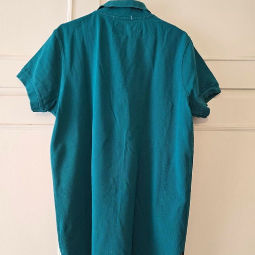 Basehit men's polo shirt like new, size M, blue and green