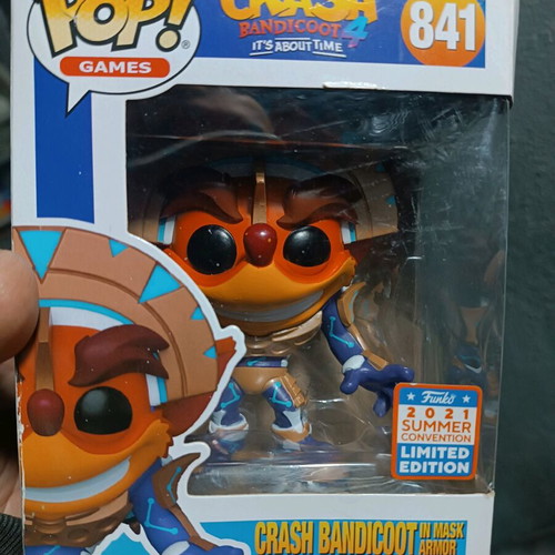 Funko Pop Crash Bandicoot 4 used, box in fair condition