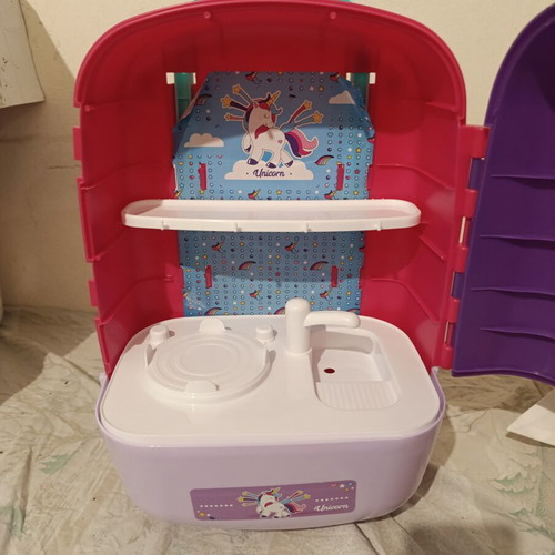 Mega Case Kitchen Set Bildo used, portable play station