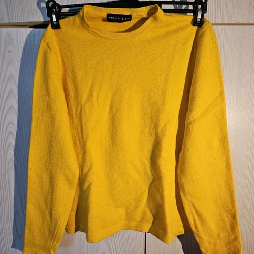 Winter blouse Franco Ziche like new, size S, mustard color