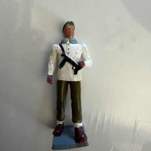Two Evzones and One Mountain Commando Soldier Figure, Athens
