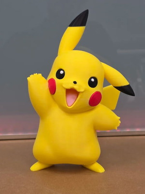 Pikachu 3D Printed Figure New, 21 cm Height