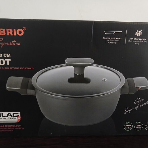 Brio Pot new, 20 cm, non-stick coating