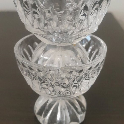 Glass liqueur glasses like new, vintage 1950s
