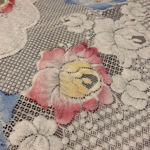 Double bed lace cover new