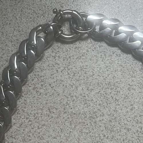 Cuban Link Chain Necklace 316L Stainless Steel 50cm New