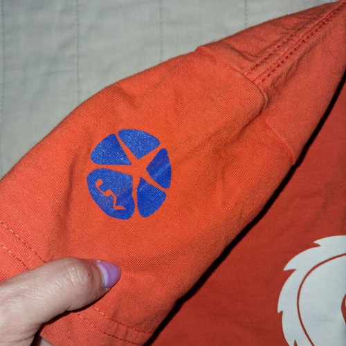 Diesel kids t-shirt like new, orange, size 8 years