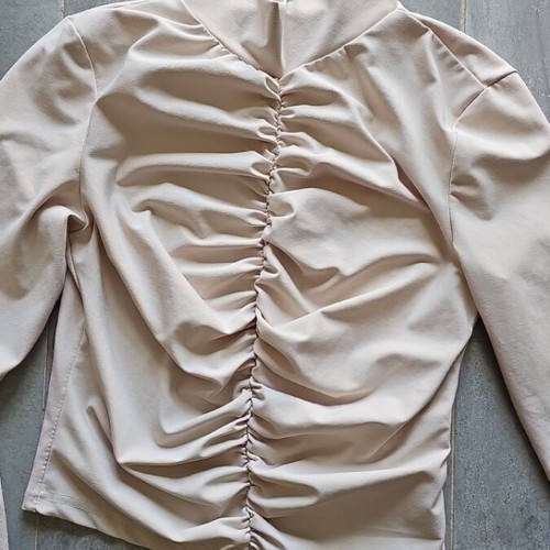 Shein beige blouse size Small used