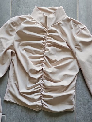 Shein beige blouse size Small used