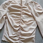 Shein beige blouse size Small used