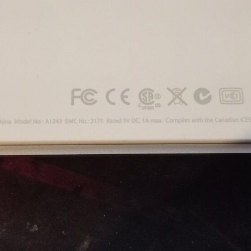 Apple XSKN A1243 Keyboard with Photoshop Shortcuts like new