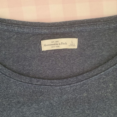 Abercrombie & Fitch women's blue T-shirt like new, size L