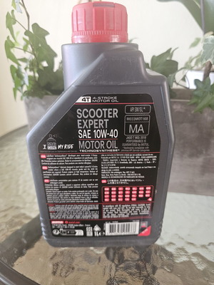 Motul Scooter Expert 4T 10W-40 Semi-Synthetic Motorcycle Oil 1L