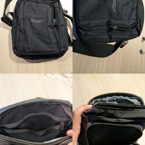Polo Charger crossbody bag black like new
