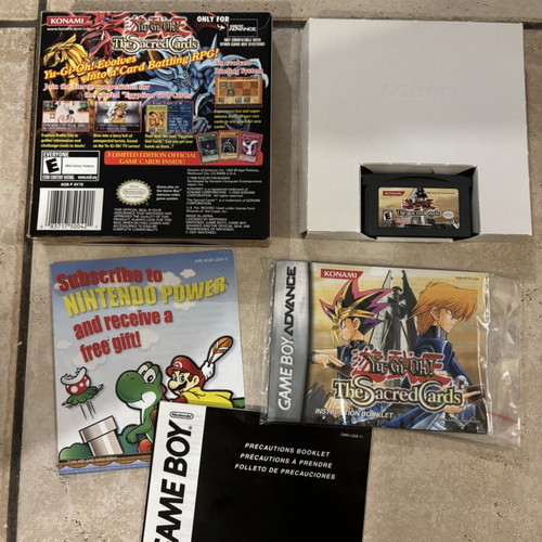 Yu-Gi-Oh! The Sacred Cards Nintendo Game Boy Advance game used