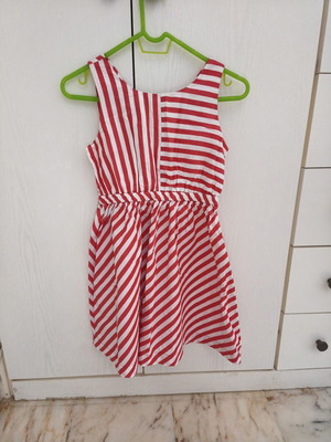 Zara summer striped dress like new, cotton, size small