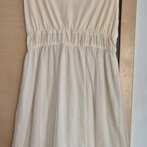 Lavand dress in empire line like new, ivory with lace details