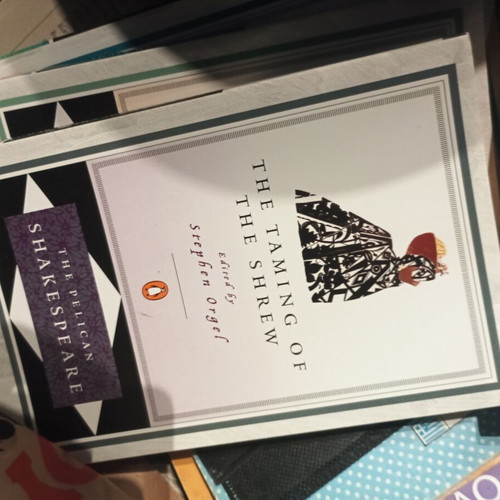 The Pelican Shakespeare book series used, 8 foreign language books