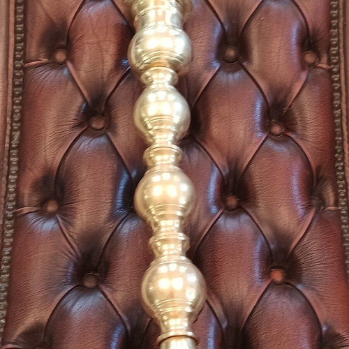 Brass Church Candleholder like new, decorative manual