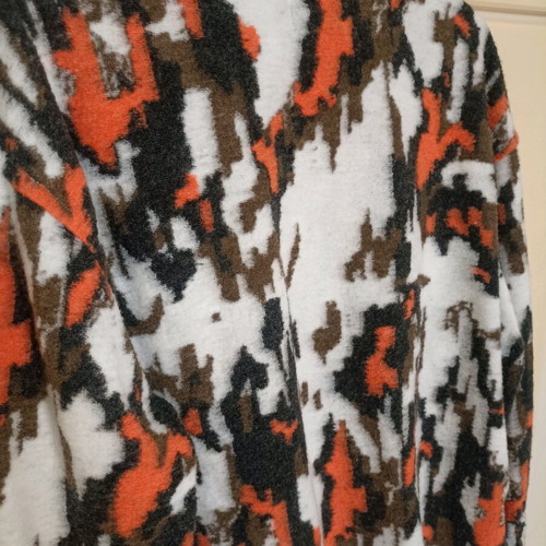 Multicolored shirt jacket like new camouflage style