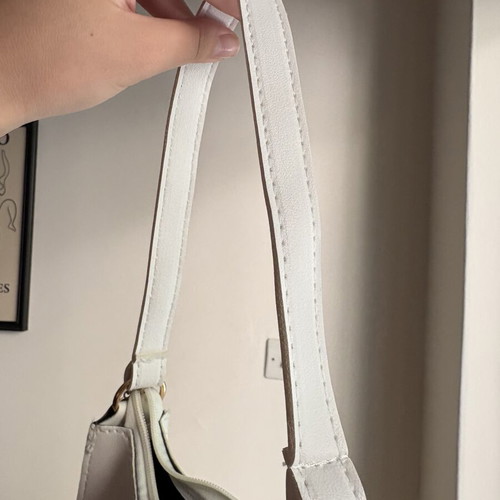 Shein white shoulder bag used with small stain