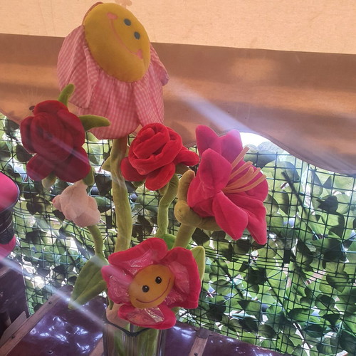 Artificial flowers like new, set of 5