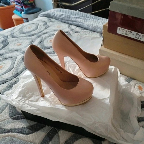 Jflowers pink Barbie high heels used, size 36
