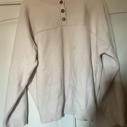 Zara soft knit sweater size S cream like new