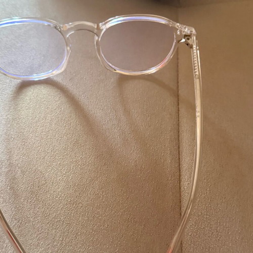 Red Raven Eyewear Blue Light Glasses like new with transparent frame