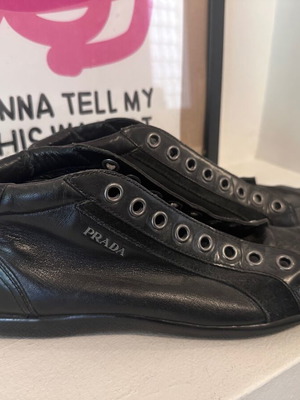 Prada boots used, model 2002, black, size 41.5