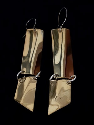 Sylvie UniqueJewerly silver 925 and copper handmade earrings