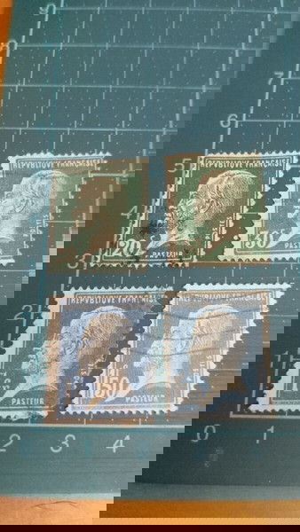 Γαλλία Γραμματόσημα 1925 -1926 pasteur - New values