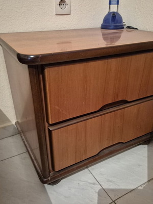 Two bedside tables and one dressing table used, good condition