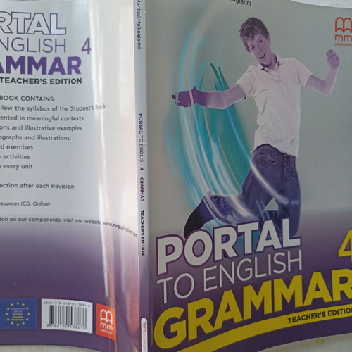 Portal to English 4 Grammar Book Teacher's edition like new