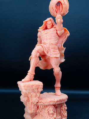 3D Unpainted Marvel Dr. Doom Figure Made to Order