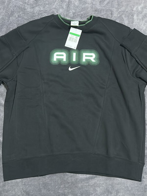 Nike hoodie new, size XL, black and green