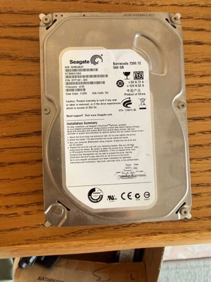 Σκληρός δίσκος Seagate Barracuda 500GB 7200 RPM ανακατασκευασμένος
